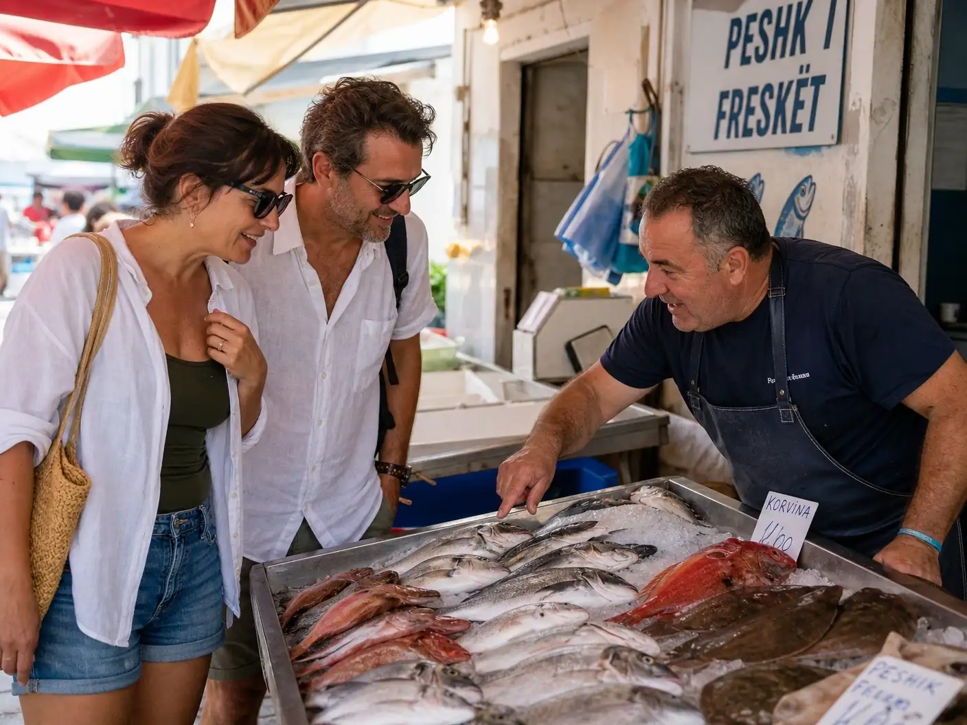 Fresh Fish in Saranda for German Visitors