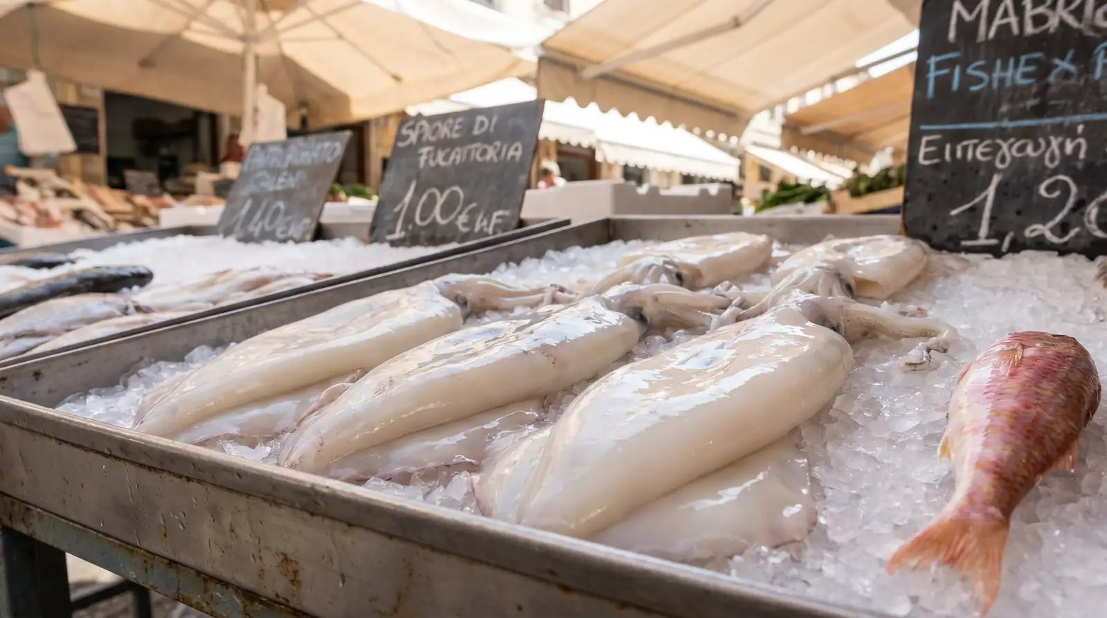 Fresh Calamari in Saranda: How to Buy, Clean and Cook It