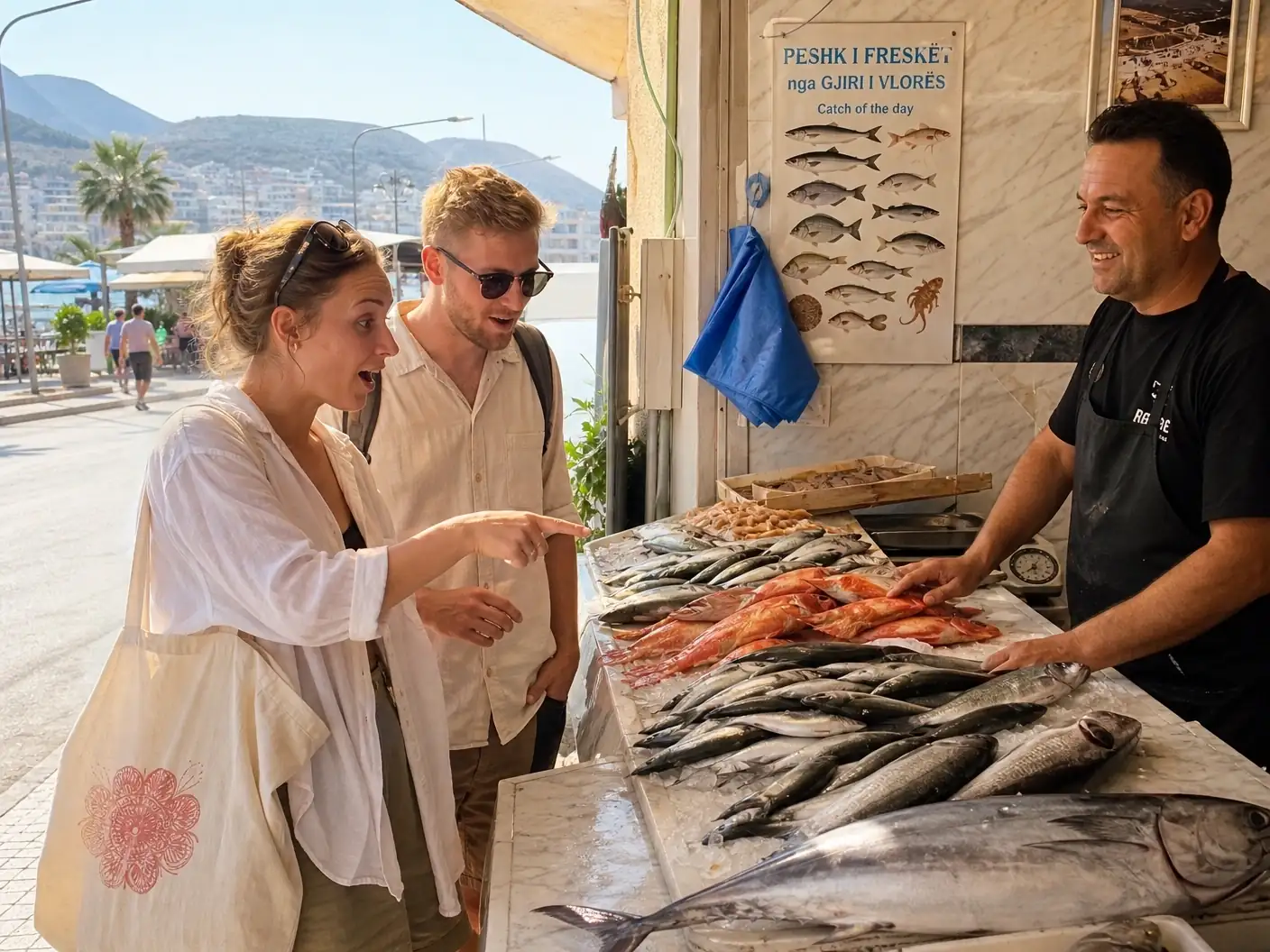 Why the Best Fish in Saranda Is on a Street Tourists Walk Past